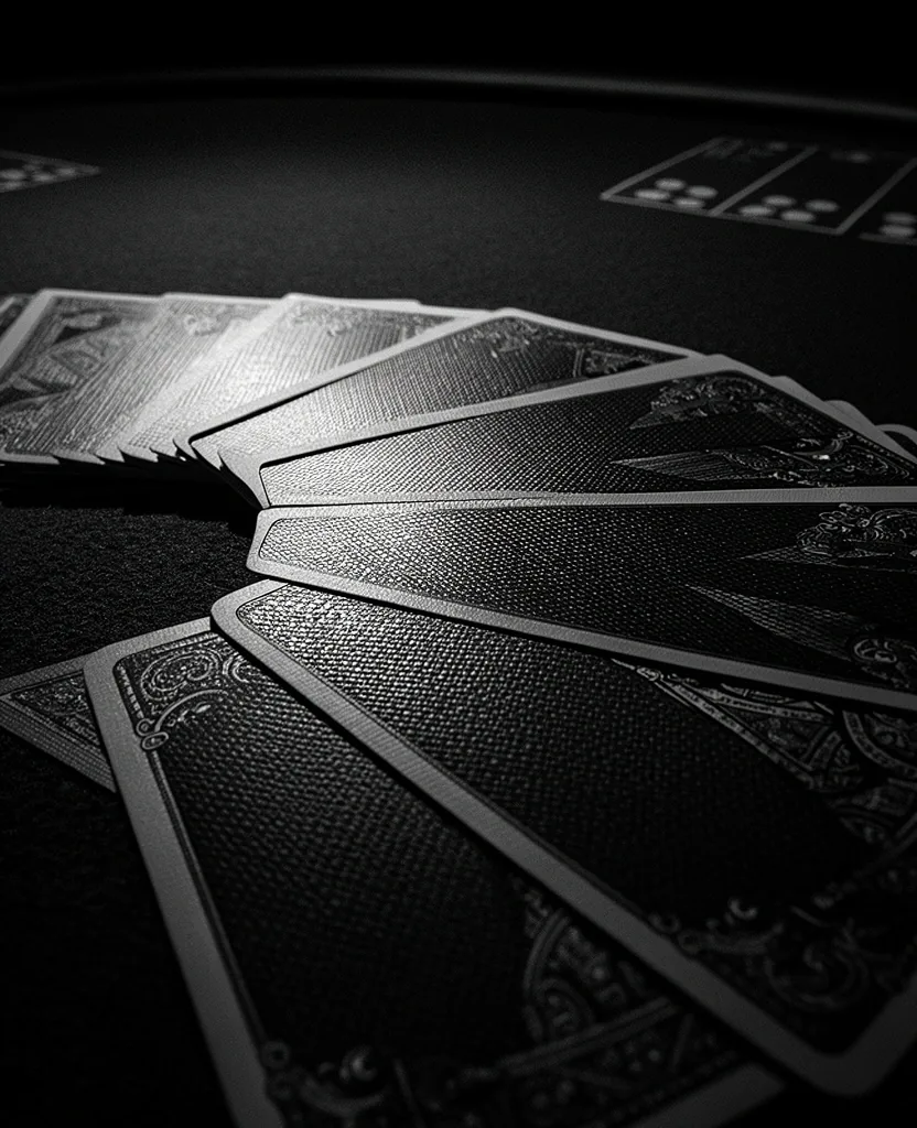 Detalle de mesa de juego profesional